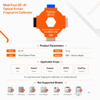 MobiTool 4-en-1 : Calibrateur Optique d'Empreintes Digitales Professionnel pour Réparation Mobile – Recalibrage des Capteurs d'Empreintes Digitales Sous Écran pour Android