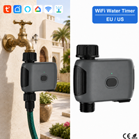 Temporizador de Riego Inteligente con Control Remoto Programable por WiFi Tuya, Tipo EU/US, IP55, CE, RoHS, para Suministro OEM/ODM