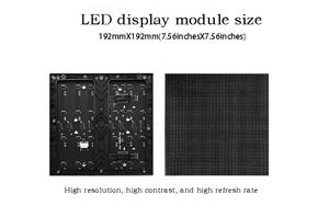 P3 Indoor <strong>LED</strong> <strong>Display</strong> <strong>Module</strong> 192x192mm 500nits SMD 2121 High Refresh Rate For Conference Room/Retail - Product Image 2