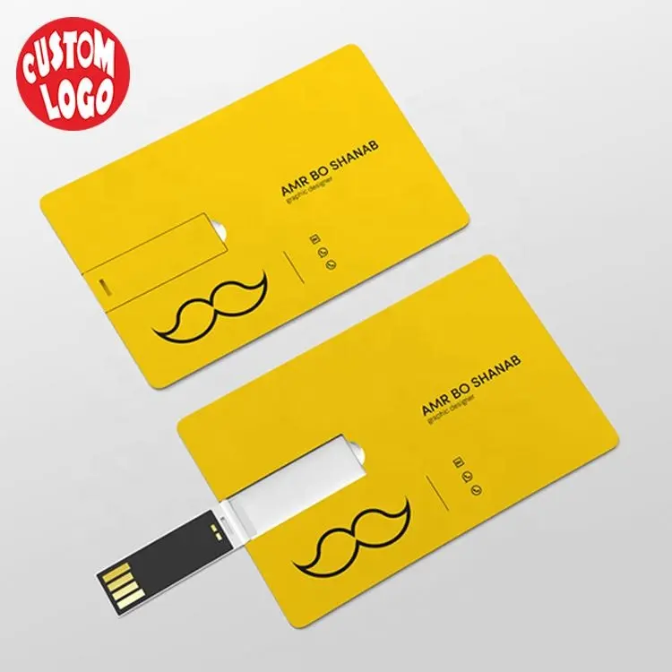 Alta velocidade real capacidade completa personalizada foto impressão empresa logotipo cartão de crédito usb drive