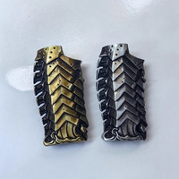 Étui à briquet carré en alliage de zinc J6 personnalisé, plaqué couleur métallique, style moderne, vente en gros