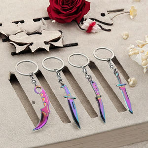 مجموعة فالورانت كيشاين سبيكة كيرينغ مع فانتوم M4 و <span class=keywords><strong>Karambit</strong></span> سكين الموضة خمر نمط الكرتون - Product Image 3