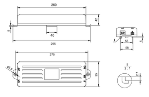 Caja de Control JCB35N2 para Conectar Dos Columnas de 110V para Mesa de <span class=keywords><strong>Altura</strong></span> Ajustable - Product Image 2