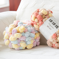 Fil à pompons chaud en gros, fil épais pour tricot à la main, fil à crocheter pour écharpe, couverture, coussin DIY