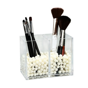 Acrylic Cosmetic <b>Storage</b> <b>Box</b> With Drawers Transparent Display For Makeup Brushes Lipstick Organizer Dressing Table Use - Product Image 2