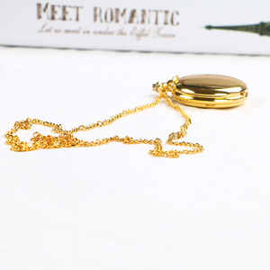 Reloj Parlante en Inglés para Mujer, Colgante con Bisel Redondo Dorado para Personas Mayores con Discapacidad Visual, Analógico con Voz, Alarma y Fecha - Product Image 2