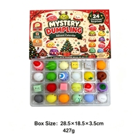 Calendrier de l'Avent 2026 : Jouets Squishy en Forme de Boulettes de Noël – Boîte Mystère Compte à Rebours 24 Jours – Ensemble de Squishies Mochi pour Enfants – Cadeau de Noël