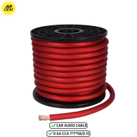 Nueva Personalización de Cables de calibre 0 para Audio de coche Conductor CCA de muesca superior 7*7*58/0.15 Subwoofers automáticos cables eléctricos para la venta