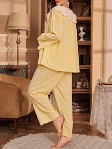 Pijama de Maternidad Talla Grande, Cómodo, Estilo Árabe, para Madres Embarazadas - Product Image 3