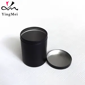 Nhà Sản Xuất Nhôm Tin Jar Màu Đen Và Trắng Nhôm Jar Nhỏ Kim Loại Có Thể Có Thể Cho Bao Bì Jar Tin Container