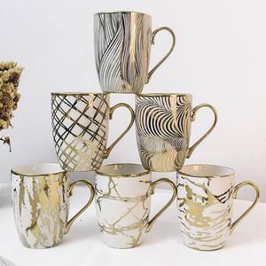 Produits de <span class=keywords><strong>tendance</strong></span> <span class=keywords><strong>2023</strong></span> nouveautés <span class=keywords><strong>DÉCO</strong></span> TASSE OR International Certifié Élégance Plaqué Conique Tasses (Pack de 6) - Product Image 4