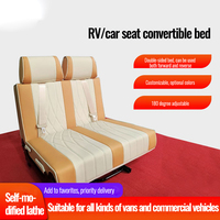 Siège auto multifonctionnel en cuir pliable convertible dossier confortable siège lit plat penché en avant siège camping-car sièges camping-car