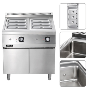 Equipo de Buffet para Hoteles y Restaurantes, Calentador de Alimentos Eléctrico Comercial Independiente, Baño María, Rango de Temperatura de 50 °C a 110 °C - Product Image 1
