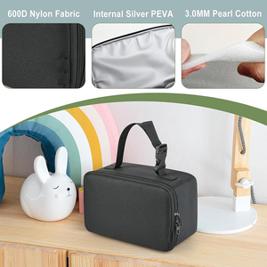 กระเป๋าเก็บอุปกรณ์ดูดเสมหะแบบพกพา ทนทาน เหมาะสำหรับการเดินทาง ใช้ในรถยนต์ บ้าน ตั้งแคมป์ เดินป่า สีเทา สำหรับอุปกรณ์ <span class=keywords><strong>Lifevac</strong></span> - Product Image 6