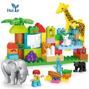 Huiye блоки игрушки детские игрушки блоки строительные игрушки для детей образовательные