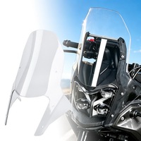 Pare-brise de moto surélevé de 30 mm - Pare-brise coupe-vent résistant aux chocs pour YAMAHA TENERE700S XTZ700 TENERE700 Accessoires