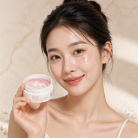 Masque Contour des Yeux en Feuille de Cristal Éclaircissant aux Perles de Vitamine C Minérales Biologiques Marque Blanche, Anti-Âge, Anti-Poches, Raffermissant, Pour Tous Types de Peau