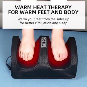 2025 Neues Design Schwarz Multifunktion ale tragbare Heizung Elektrisches Fuß massage gerät Automatische Infrarot-Therapie für Füße - Product Image 3