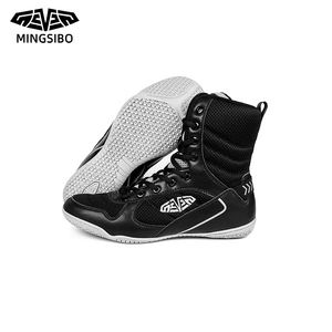 Zapatos de Boxeo Personalizados, Zapatos de Entrenamiento de Combate en Interiores, Zapatillas Deportivas Ligeras para Hombre y Mujer, Zapatos de Lucha Libre - Product Image 1