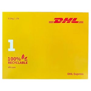 Sobre de Envío DHL Express 35x27 cm, Cartón 100% Reciclable, Bolsa de Correo Internacional - Product Image 1