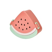 Boîte à lunch en PP en forme de fruits mignons, étanche, portable, fraise, pastèque, pour enfants, pique-nique, école, organisateur de cuisine