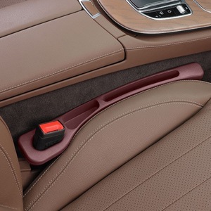 Remplisseur d'écart de siège de voiture 2 pièces avec bloqueur de chute de bande de couture latérale étanche pour accessoires de Kits d'intérieur de trou de <span class=keywords><strong>ceinture</strong></span> de sécurité - Product Image 1