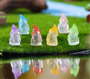 Glow in the Dark Mini Gnomes Bulk Tiny Fairy Statues Small Gnomes Luminous Miniature <strong>Figurines</strong> - Product Image 3