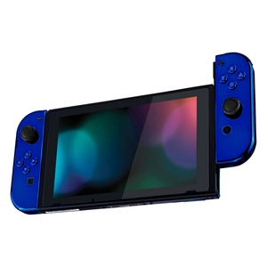 EXtremeRate Coque de remplacement bleue pour manette NS Switch OLED, autres accessoires de jeu pour coque personnalisée pour Nintendo Switch - Product Image 5