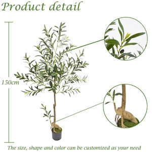 Árboles de Olivo Artificiales Bossion, Plantas Artificiales Casi Naturales en Venta - Product Image 2