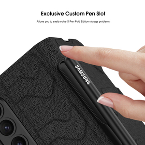 <span class=keywords><strong>Galaxy</strong></span> <span class=keywords><strong>Z</strong></span> <span class=keywords><strong>Fold</strong></span> 4 Clam shell Warrior Etui en cuir <span class=keywords><strong>pour</strong></span> Sumsung <span class=keywords><strong>Galaxy</strong></span> <span class=keywords><strong>Z</strong></span> <span class=keywords><strong>Fold</strong></span> 4 <span class=keywords><strong>Fold</strong></span> <span class=keywords><strong>3</strong></span> 5G - Product Image 6