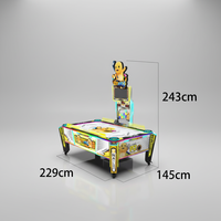 Table de hockey sur air Nailong, jeu de hockey sur air d'intérieur à monnayeur pour la famille et les enfants