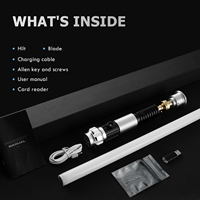 Sabre laser RGB Neopixel, fabrication directe, fabricant de sabres laser, distributeur en gros recherché, support du dropshipping, faible MOQ