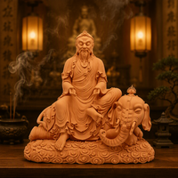 Statue de Bouddha chinois, dieu de la richesse, en résine, impression 3D, ornement artisanal, décoration Feng Shui pour la maison
