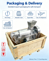 Anti-oxidatie schroefpers sapcentrifuge SUS304 Heavy Duty 1.5KW Hoge capaciteit fruit- en groentepers Hoge productiviteit
