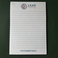 Bloc-notes en papier détachable personnalisé avec logo A4/A5/A6 pour l'école et le bureau, usage quotidien