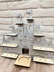 Toniebox château étagère écologique contreplaqué enfants pépinière meubles magnétique Tonie figurines présentoir <span class=keywords><strong>cadeau</strong></span> pour <span class=keywords><strong>filleul</strong></span> comprend - Product Image 2