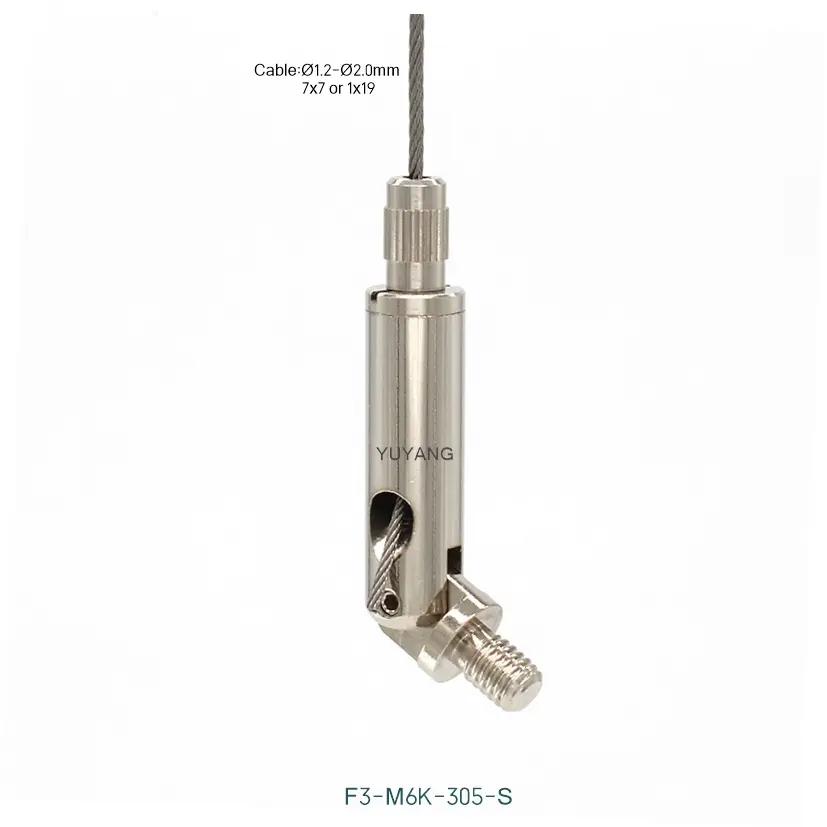 Заводская цена, проволочный захват, подвесные световые комплекты, внутренний боковой кабельный захват M4 с поворотным кабелем