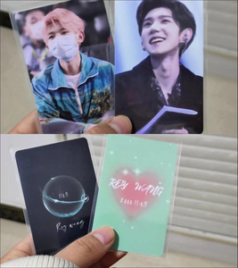 Film protecteur pour cartes K-<span class=keywords><strong>Pop</strong></span>, 20 pochettes en soie pour cartes d'idols, film protecteur pour petites cartes, pochette photo en CPP haute transparence - Product Image 4