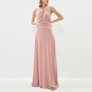 <span class=keywords><strong>Robe</strong></span> de <span class=keywords><strong>demoiselle</strong></span> <span class=keywords><strong>d</strong></span>'<span class=keywords><strong>honneur</strong></span> en Satin <span class=keywords><strong>rose</strong></span> de haute qualité personnalisée pour femmes - Product Image 2