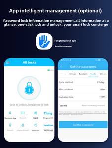 Cerradura Esférica Inteligente con Contraseña, Huella Dactilar y Tarjeta IC para Puertas de Madera de Interiores, Hogares, Oficinas, Apartamentos y Habitaciones - Product Image 5