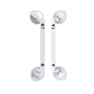 <span class=keywords><strong>Support</strong></span> à Ventouse Métallique Carré Quadruple Rotation 360 Degrés Universel pour Antenne Starlink Mini - Product Image 6