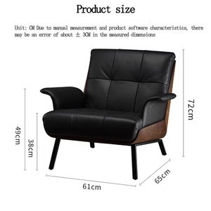 Fauteuil de loisirs au design moderne en gros, mobilier public et <span class=keywords><strong>commercial</strong></span> pour la maison, chaise individuelle convertible en cuir - Product Image 6