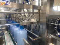 Machine automatique de remplissage de bouteilles en Pet de 5l pour eau minérale Pure