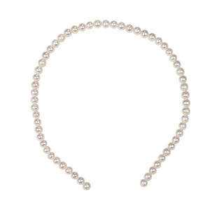 ลูกปัดกลวงขนาด 7-8 มม. ขายส่ง แสงสว่างดี ทำจากน้ำจืดธรรมชาติ สำหรับทำสร้อยคอ DIY งานฝีมือ วัสดุกึ่งสำเร็จรูป รูปทรงกระดุม/ข้าว/ลูกแพร์ - Product Image 5