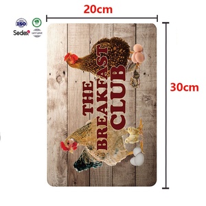 <span class=keywords><strong>Plaque</strong></span> murale décorative vintage en métal avec impression sérigraphique personnalisée pour garage et atelier automobile - Product Image 4