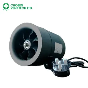 150mm/160mm Garden Greenhouse Grow Tent Inline Centrifugal fan Inline Duct fan with metal housing