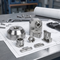 Pièces de plaque de contrepoids en alliage d'aluminium usinées CNC, composants de plaque d'équilibrage