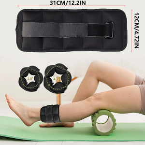Pesas Ajustables Premium para Piernas, Brazos y Muñecas, para Correr, Caminar, Pilates, Gimnasia y Aeróbicos, Equipo de Fitness Portátil - Product Image 3