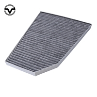 Filtre à air d'habitacle trapézoïdal spécial OEM au charbon actif 1039042-00-B 1039042-00-A pour Tesla Model X 2015-2021 Pièces de rechange HVAC