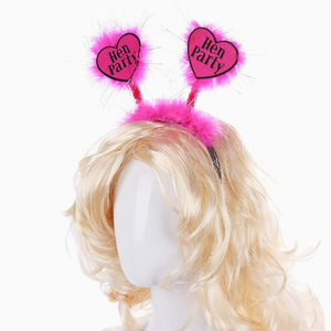 Pink <strong>Hen</strong> <strong>Party</strong> Bride to Be <strong>Headband</strong> for Bride <strong>Party</strong> 15cm*26cm - Product Image 2
